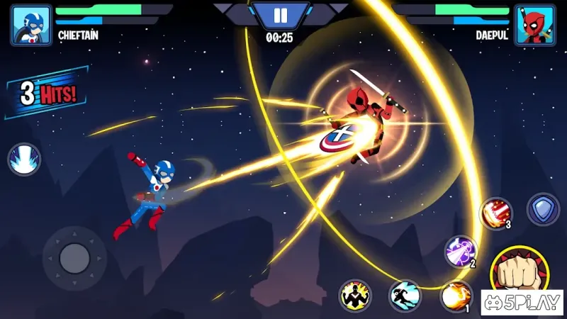 Stickman Superhero - Super Stick Heroes Fight 0.2.3 screenshot 2