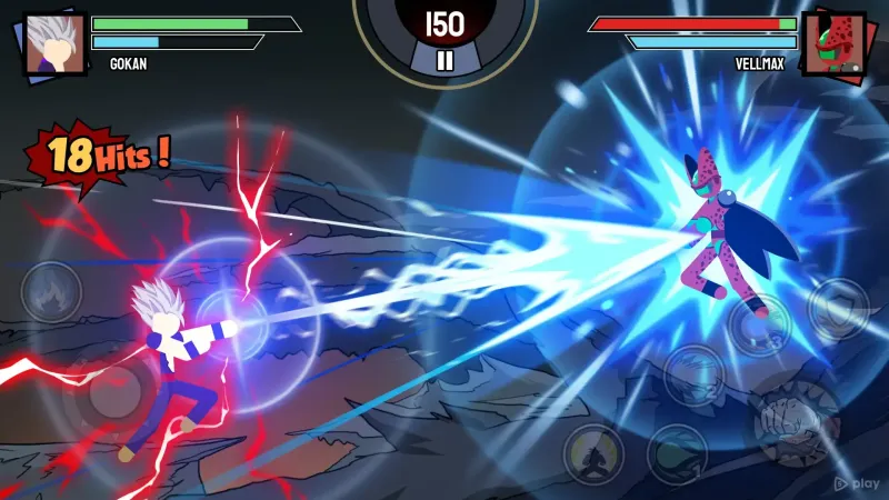 Stickman Warriors - Super Dragon Shadow Fight 1.9.8 screenshot 3
