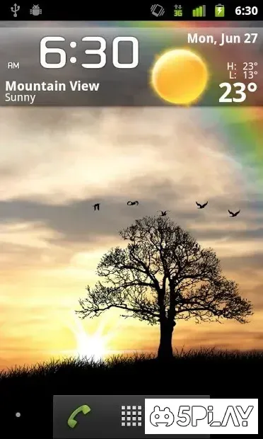 Sun Rise Pro Live Wallpaper screenshot 2
