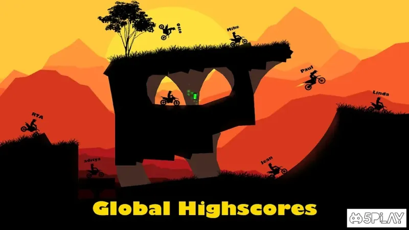 Sunset Bike Racer - Motocross screenshot 1