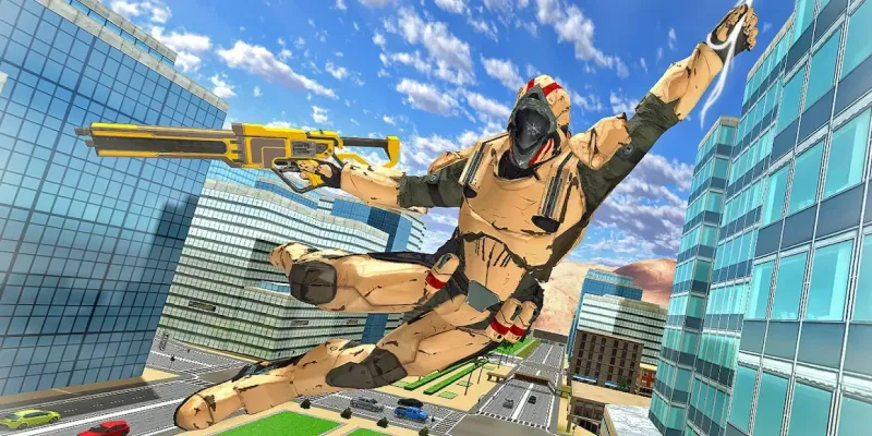 Super Hero Rope Crime City 1.05 screenshot 2