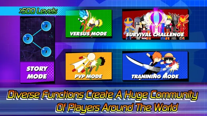 Super Stick Fight All-Star Hero: Chaos War Battle 2.6 screenshot 4