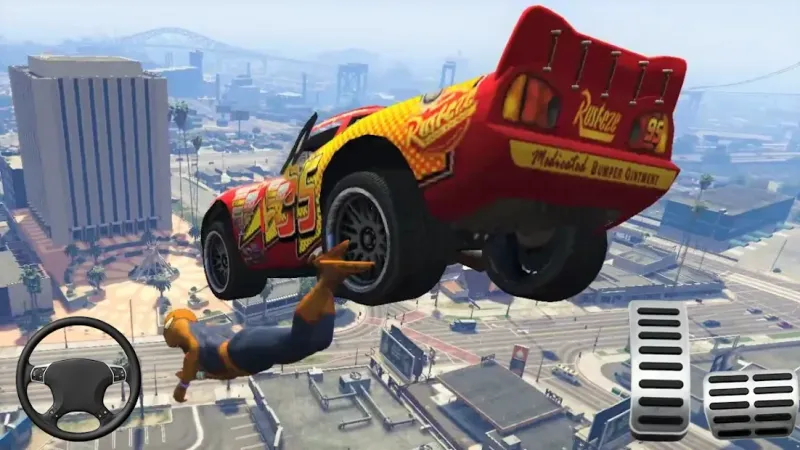 Superhero Car Stunts - Racing Car Games 1.0.21 screenshot 2