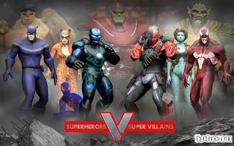 Superheroes vs Super Villains - Real Fighting Game screenshot 2