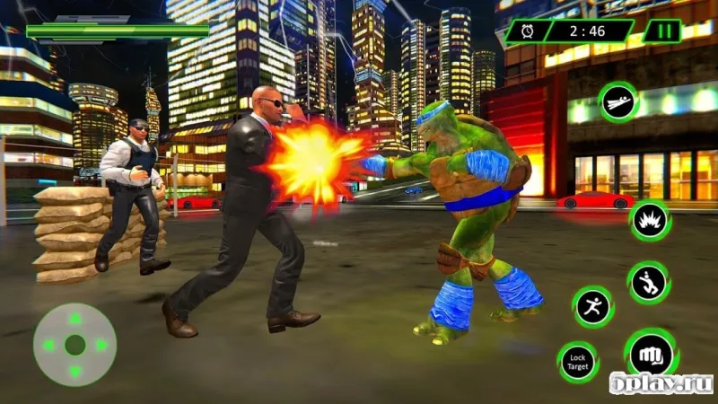 Superstar Ninja Turtle Fight Simulator Game 2018 screenshot 2