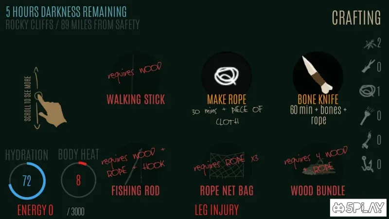 Survive - Wilderness survival screenshot 2