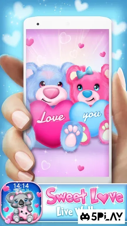 Sweet Love Live Wallpaper screenshot 3