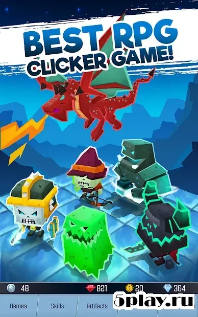 Tap Adventure Hero: Idle RPG Clicker, Fun Fantasy screenshot 2