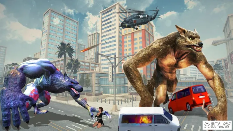 The Angry Wolf Simulator : Werewolf Games 2.0 screenshot 3