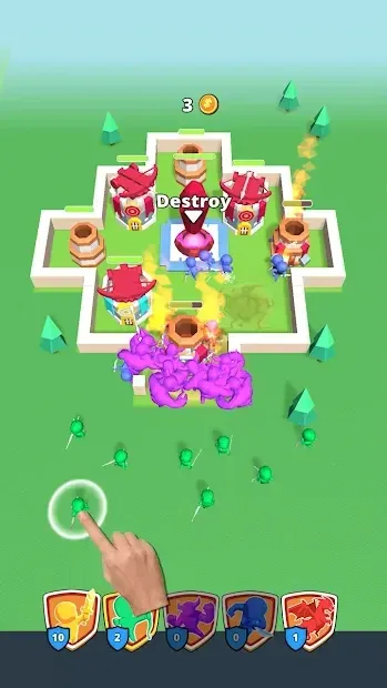 Tiny Clash 1.0 screenshot 1