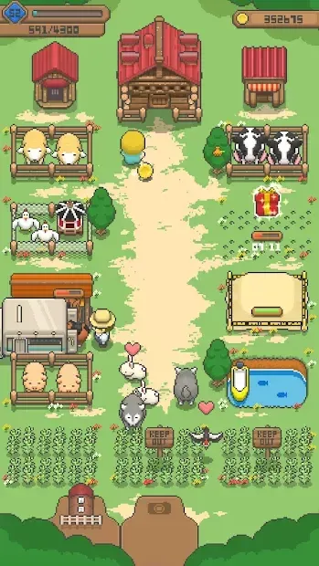 Tiny Pixel Farm - Игра Управление фермой ранчо 1.4.10 screenshot 1