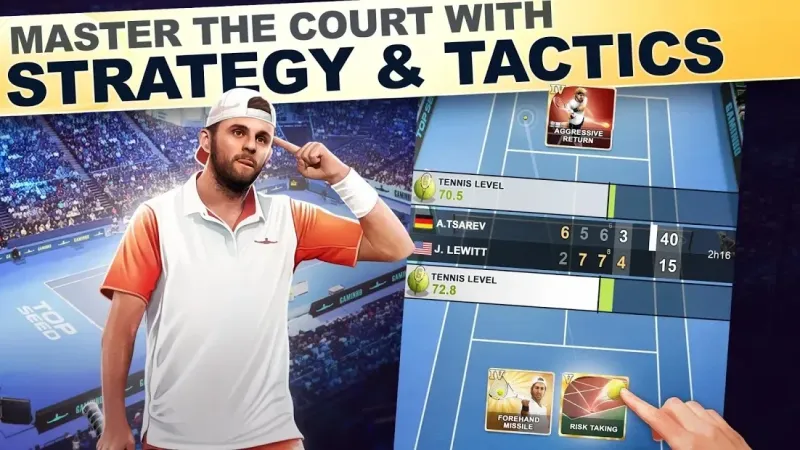 TOP SEED Tennis: Sports Management Simulation Game screenshot 2