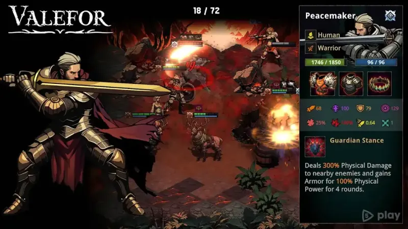 Valefor: Roguelike Tactics 1.06 screenshot 1