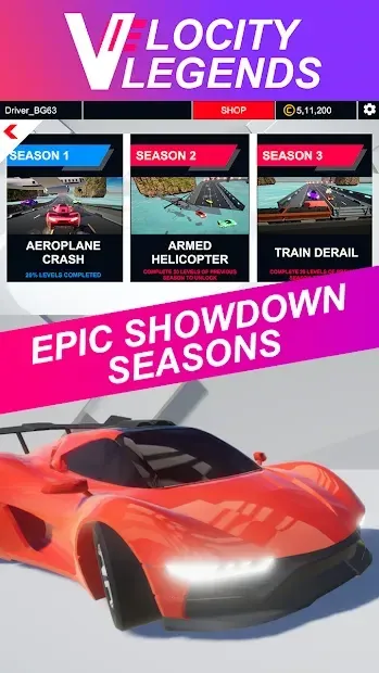 Velocity Legends - Crazy Car Action Racing Game 1.30 screenshot 2