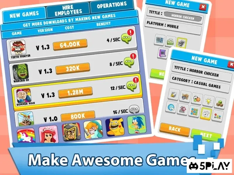 Video Game Tycoon - Idle Clicker & Tap Inc Game 2.8.7 screenshot 2