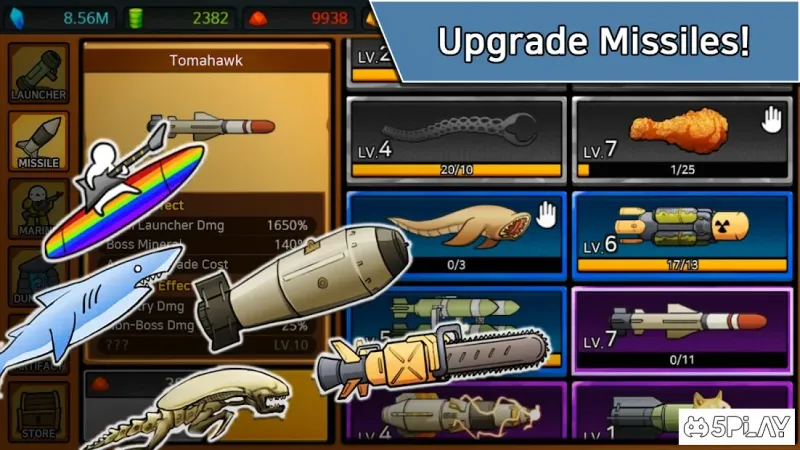 VIPMissile Dude RPG: Tap Tap Missile 99 screenshot 4