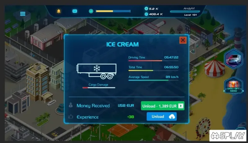 Virtual Truck Manager 2 Tycoon trucking company 1.0.0d screenshot 3