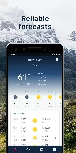 WeatherPro screenshot 1