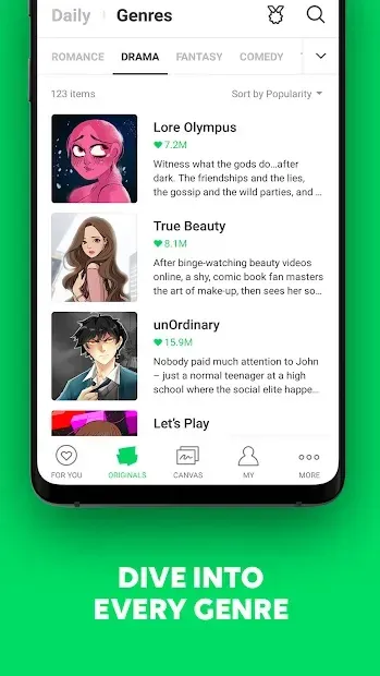 WEBTOON 2.5.5 screenshot 4