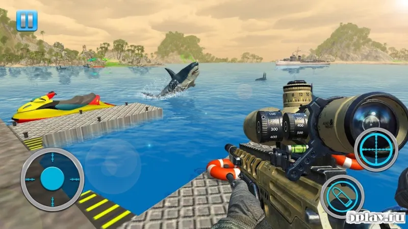 Whale Shark Attack FPS Sniper Shooter screenshot 2