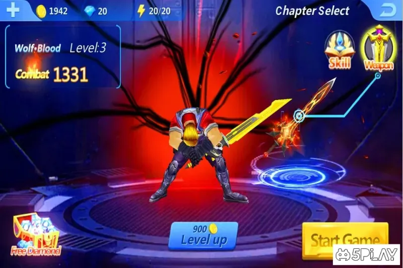 Wolfman Street Fighter vNinja Warwick screenshot 2