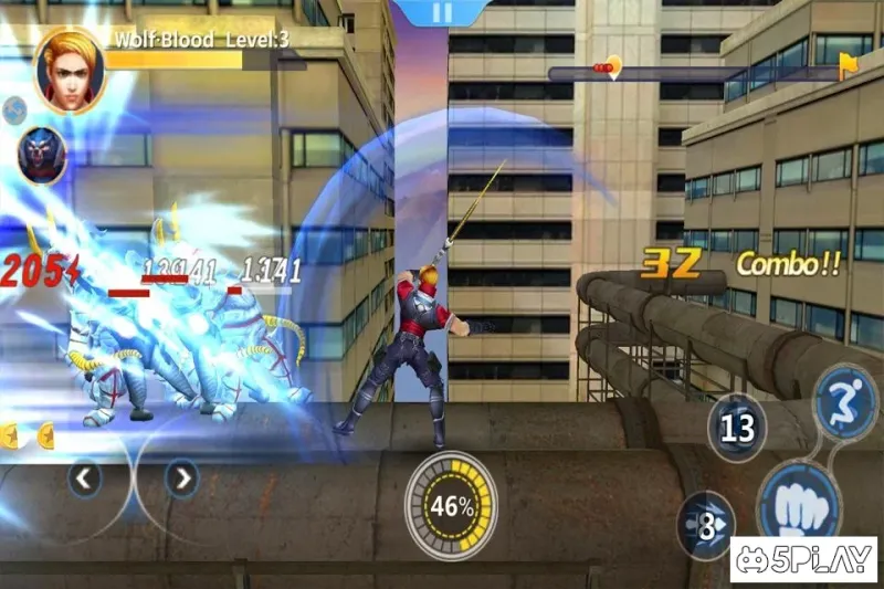 Wolfman Street Fighter vNinja Warwick screenshot 3