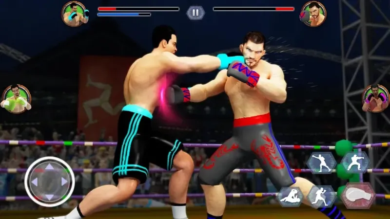 World Tag Team Супер пунш звезда бокса чемпион 3D v2.6 screenshot 3