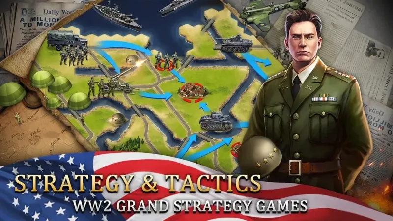 World War 2: WW2 Grand Strategy Games Simulator 1.0.5 screenshot 3