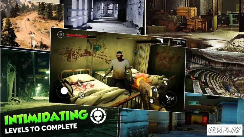 Z-Escape 3D: FPS Zombie Shooter Game 6 screenshot 2