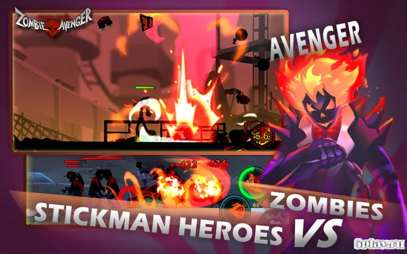 Zombie Avengers: (Dreamsky) Stickman War Z screenshot 2