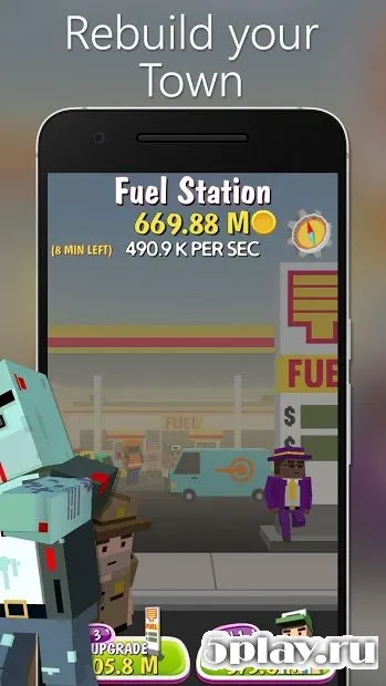 Zombie City - Clicker Tycoon screenshot 1