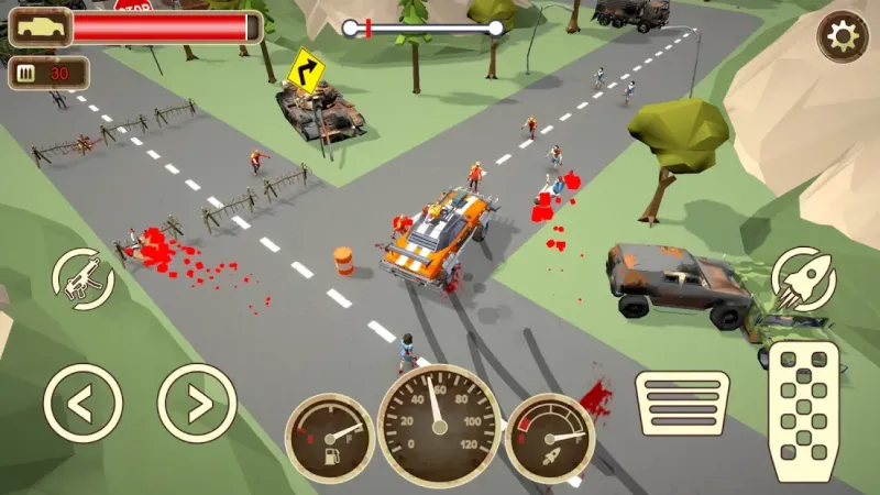 Zombie Crush Driver: Выживи в зомби апокалипсисе 0.4.2 screenshot 2
