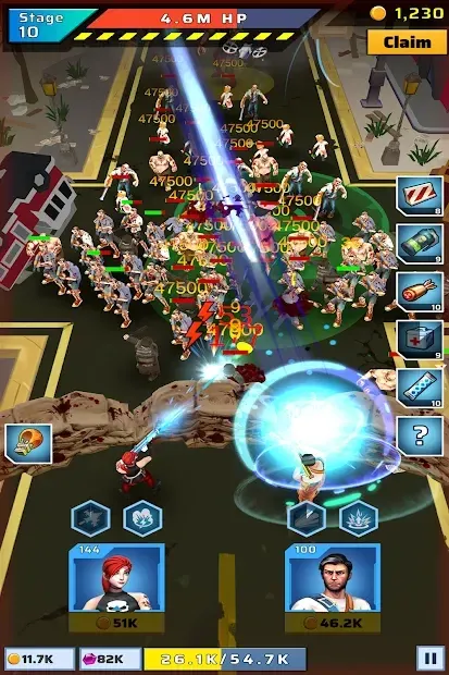 Zombie Defender: Idle TD & Mow zombies 1.0.7 screenshot 3