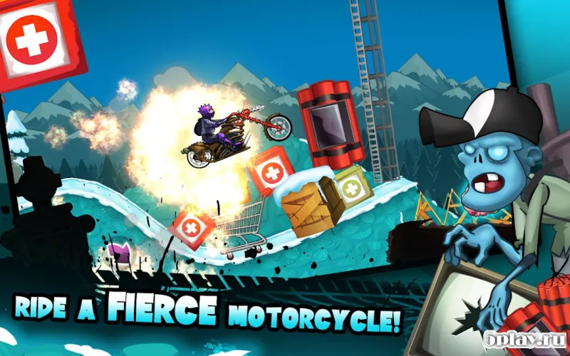 Zombie Shooter Motorcycle Race screenshot 3