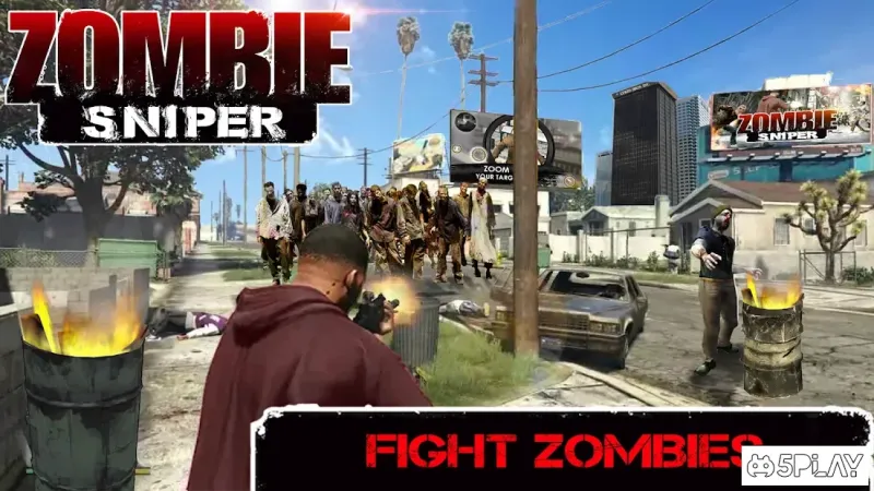 Zombie Sniper - Last Man Stand screenshot 1