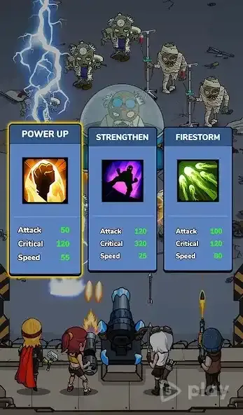 Zombie War: Idle Defense Game 318 screenshot 2