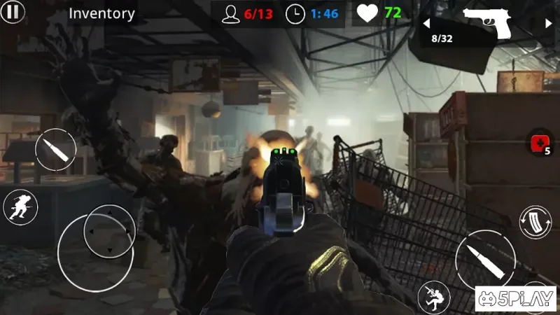 Zombie War Survival: Offline Zombie Shooting Games screenshot 1