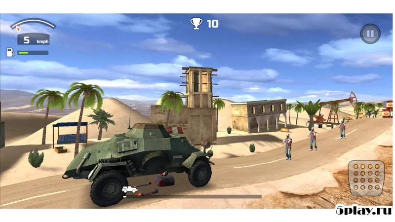 Zombie World - Racing Game screenshot 1