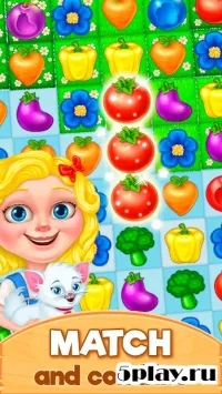 Granny's Farm: Free Match 3 Game