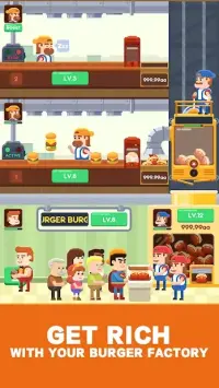 Idle Burger Factory - Tycoon Empire Game