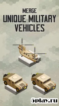 Merge Military Vehicles Tycoon - Idle Clicker Game