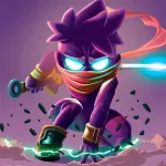 Ninja Dash - Ronin Shinobi: Запуск, стрибок, слеш