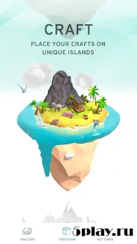 Poly Island: create, color, relax