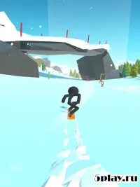 Stickman Snow Ride