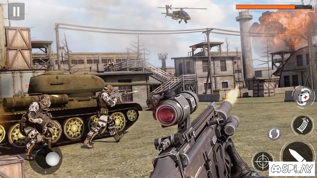 Армейская стрелялка: новые офлайн-игры 0.8