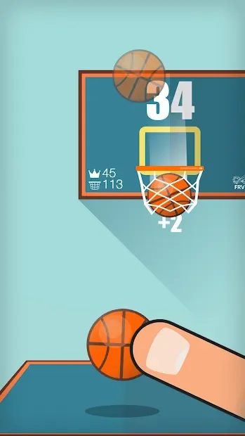 Basketball FRVR - Стреляйте обручем и слэм данк! 2.3.2