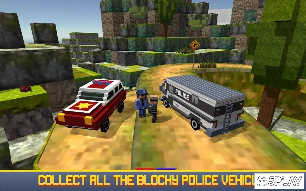 Blocky San Andreas Police 2017 v1.8