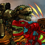 Dino Robot Battle Arena: Dinosaur game.