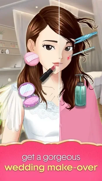 Dream wedding – Makeup & dress up games for girls 1.0.1