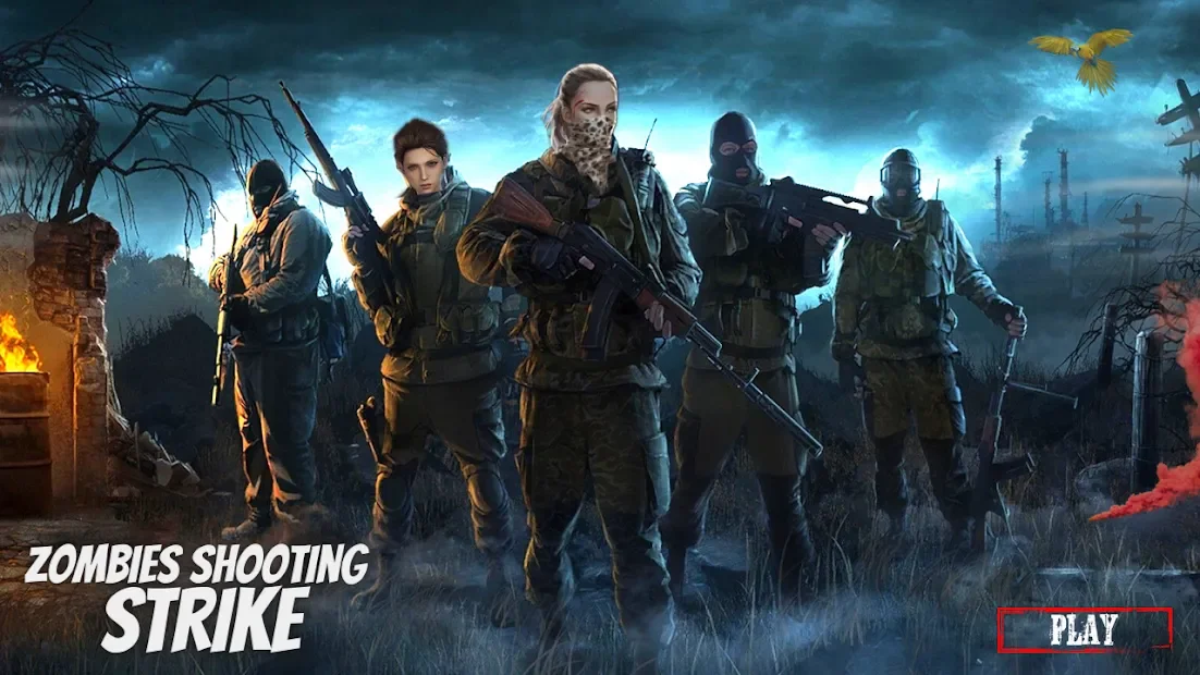 Free Zombie Shooting Strike 2021 clash Squad 1v4 v1.0